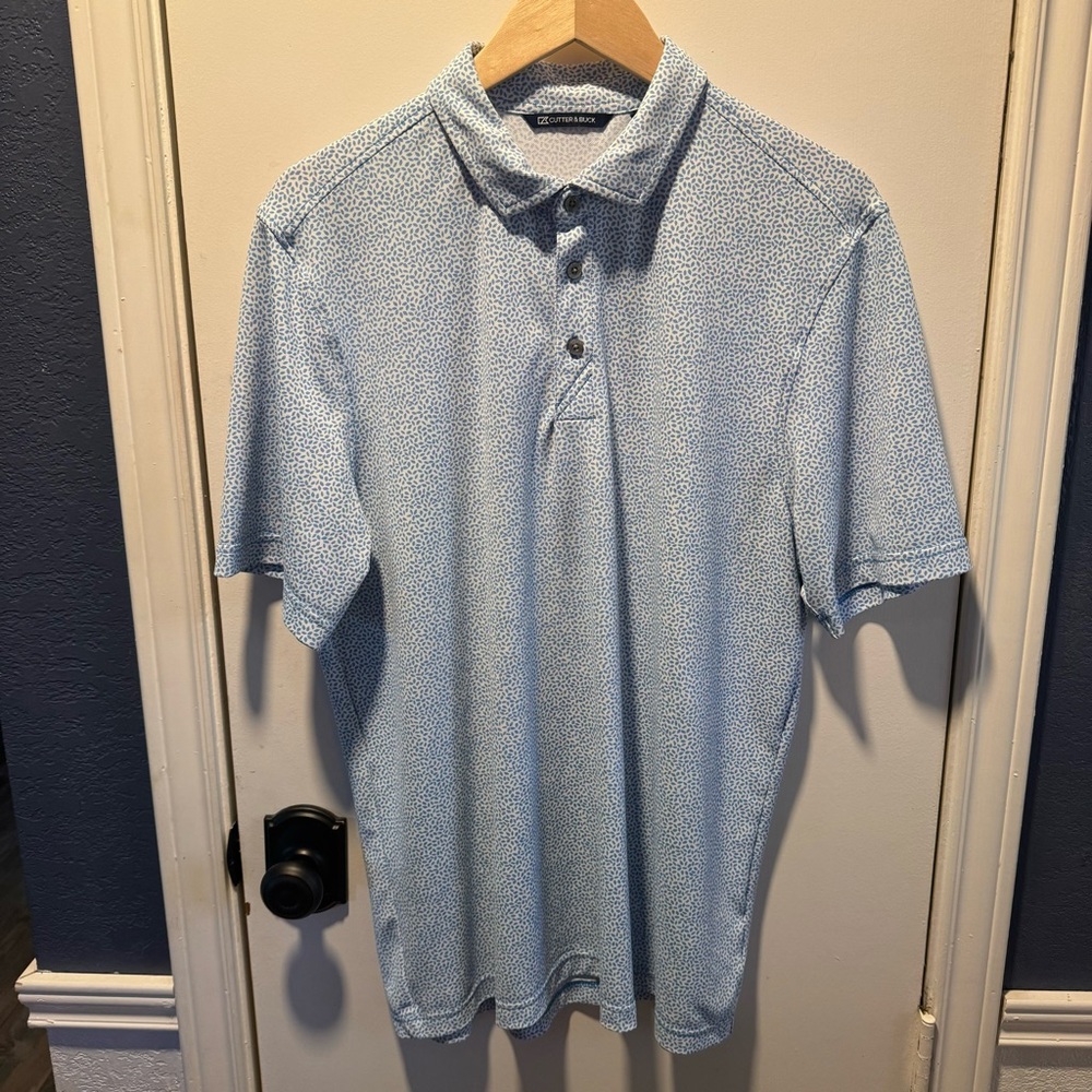 Men's Light Blue Polo Shirt